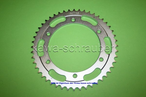 Kettenblatt / Ritzel hinten 136mm Lochkreis 6-Loch Nabe 120mm 428 48 Zähne