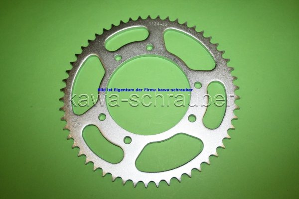 Kettenblatt / Ritzel hinten 125mm Lochkreis 6-Loch Nabe 105mm 428 54 Zähne