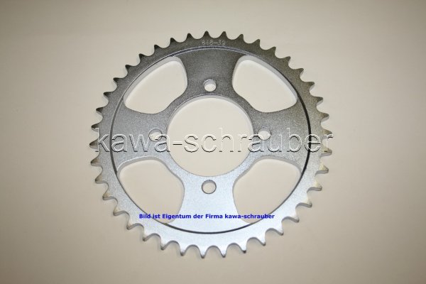 Kettenblatt / Ritzel hinten 92mm Lochkreis 4-Loch Nabe 74mm 530 39 Zähne