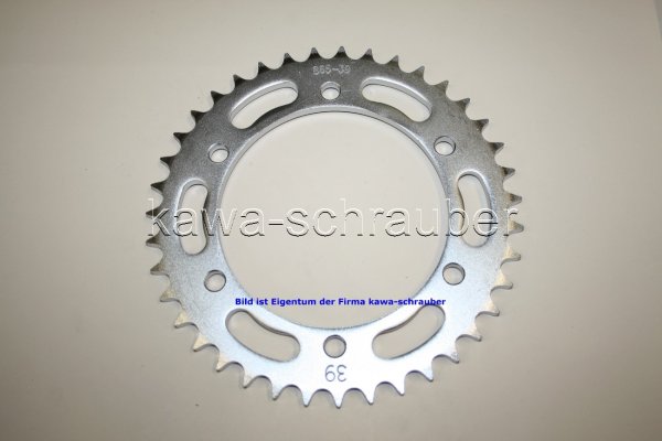 Kettenblatt / Ritzel hinten 145mm Lochkreis 6-Loch Nabe 125mm 530 39 Zähne