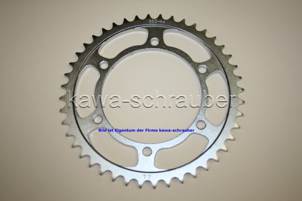 Kettenblatt / Ritzel hinten 145mm Lochkreis 6-Loch Nabe 125mm 530 44 Zähne