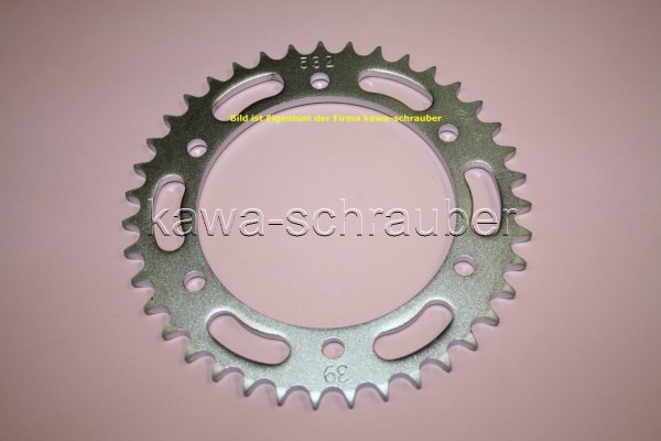 Kettenblatt / Ritzel hinten 150mm Lochkreis 6-Loch Nabe 130 532 39 Zähne