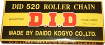 DID Antriebskette Kette 520 Standard Motorradkette schwarz nicht gedichtet bis 34PS