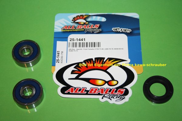 25-1441 All Balls Radlager Satz Radlagersatz
