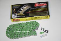 ENUMA Antriebskette Kette 520MVXZ-2 Farbe grün mit X-Quad-Ringen super verstärkt