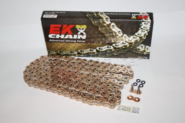 ENUMA Antriebskette Kette 520MVXZ-2 Farbe gold mit X-Quad-Ringen, super verstärkt