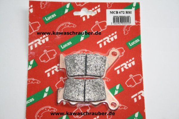 RSI Sinter Rennsport Bremsbeläge hinten VOR SM400 / SM450 / SM500 / SM530