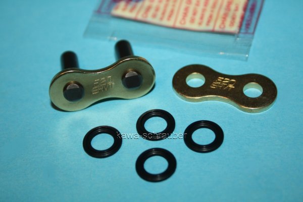 DID Nietschloß Hohlnietschloß 520ERVT gold DID520ERVT-ZJ