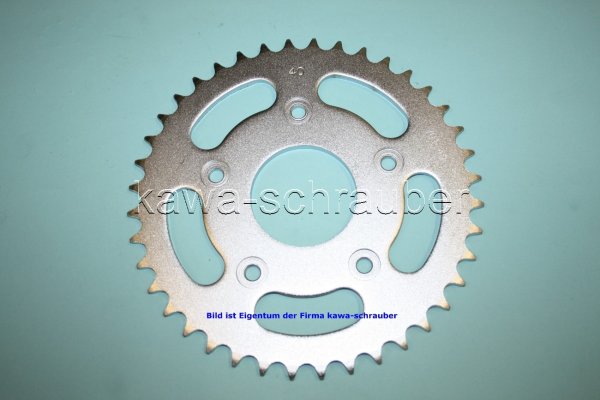 Kettenblatt / Ritzel hinten 108mm Lochkreis 5-Loch Nabe 62mm 520 40 Zähne