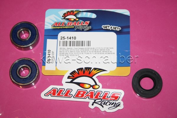 25-1410 All Balls Radlager Satz Radlagersatz