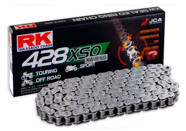 RK chain Antriebskette Kette 428XSO X-Ring Profi-Motorradkette