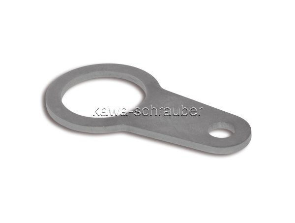 BAAS ZA50 Halter Edelstahl Halteplatte für Zigerettenanzünder Steckdosen Steckdosenhalter