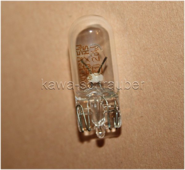 170.900 Kellermann KH1000 Zubehör Birne Kennzeichenleuchte W5W Glassockellampe