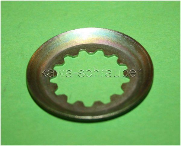 Sicherungsblech Ritzelmutter vorne Kawasaki