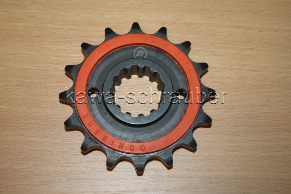 367136R16 Ritzel vorne 525 16 Zähne, gummiert von OGNIBENE