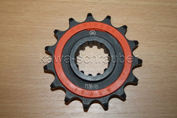 367136R15 Ritzel vorne 525 15 Zähne, gummiert von OGNIBENE