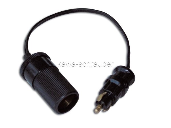BAAS BA14 Adapter 12 Volt DIN Stecker / auch für BMW auf Zigarettenanzünder Dose