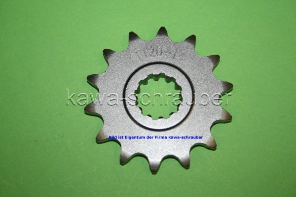 Ritzel vorne 14 Zähne BETA 50RR Racing Bj. 2005-2009 (geänderte Übersetzung)