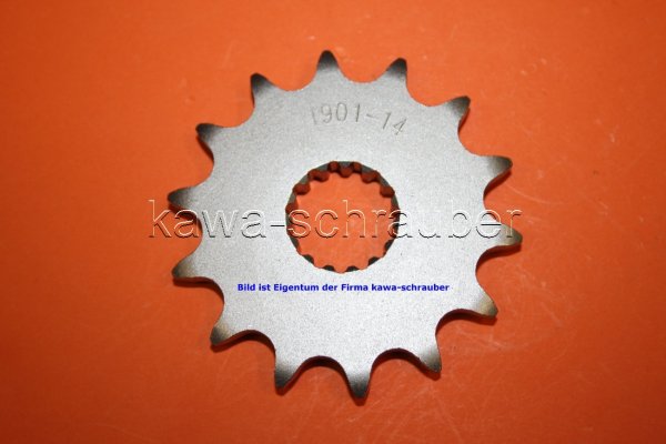 Ritzel vorne 14 Zähne BETA 525RR (Standard Übersetzung Baujahre 2005-2009)