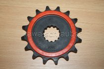 Ritzel vorne gummiert 16 Zähne Yamaha DT 400 Bj. 1977-1978 (geänderte Übersetzung)