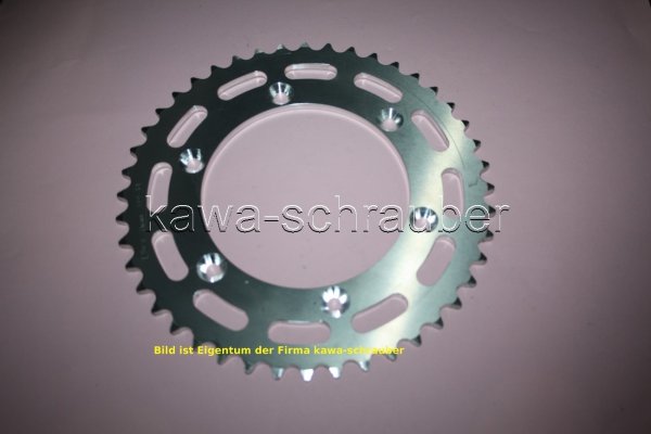 Kettenblatt / Ritzel hinten 145mm Lochkreis 6-Loch Nabe 125mm 520 44 Zähne Aluminium
