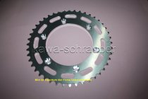Kettenblatt / Ritzel hinten 44 Zähne Aluminium Cagiva 125 Cruiser (geänderte Übersetzung)