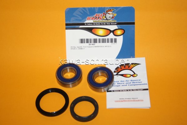 All Balls Radlager Satz Radlagersatz front vorne Vorderrad Husqvarna SM 450 R Bj. 2003-2004