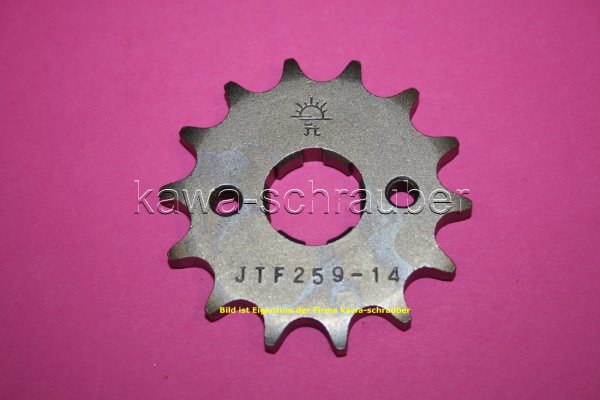 Ritzel vorne 14 Zähne DAELIM VT125 Evolution (Standard Übersetzung)