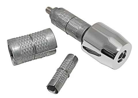 Lenkergewichte HIGHSIDER, verchromt, universal für 11 bis 24 mm Lenker Innendurchmesser