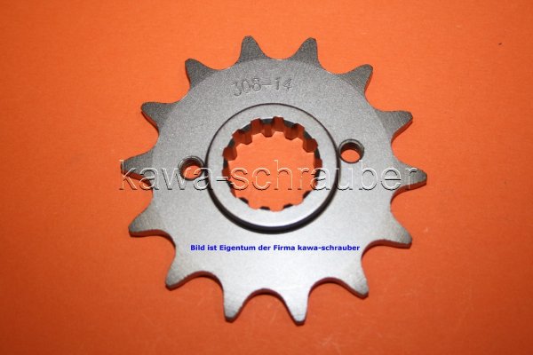 Ritzel vorne 14 Zähne Derbi 659 / 660 Mulhacen (geänderte Übersetzung)