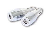 HIGHSIDER Lenkergewichte EVO, verchromt, universal für Lenker mit Innendurchmesser 12 bis 21 mm