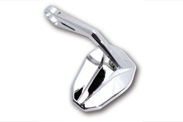 HIGHSIDER Lenkerendenspiegel VICTORY, verchromt / chrom, für 1 Zoll (25,4 mm) und 7/8 Zoll (22 mm) Lenker, E-geprüft