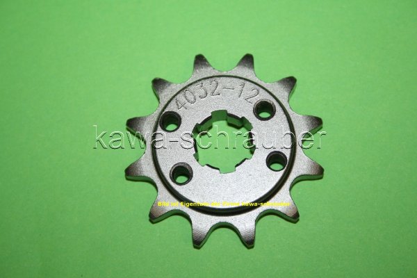 Ritzel vorne 12 Zähne Gilera 50 Zulu (geänderte Übersetzung)