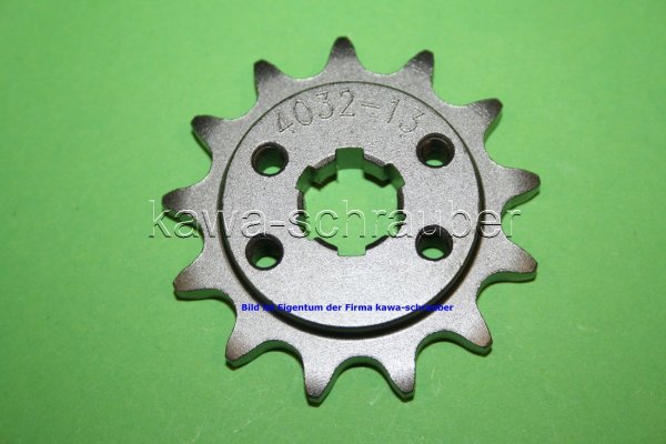 Ritzel vorne 13 Zähne Gilera 50 Zulu (Standard Übersetzung)