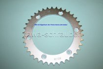 Kettenblatt / Ritzel hinten 41 Zähne GasGas Gas Gas 125MC 125 MC (geänderte Übersetzung)