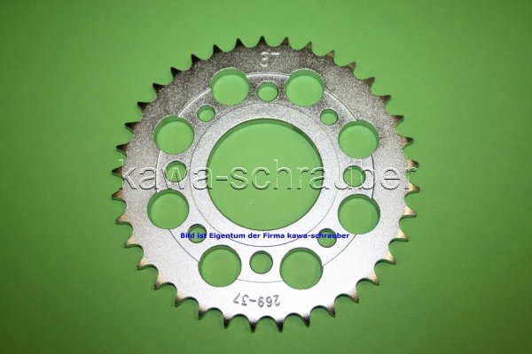 Kettenblatt / Ritzel hinten 37 Zähne Honda CD125 / CD 125 Benly (geänderte Übersetzung)