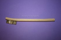 Zündkerzenbürste extra lang (20cm) aus Holz