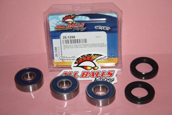 All Balls Radlager Satz Radlagersatz hinten rear Hinterrad Honda VF500 C / F