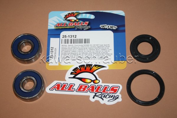 All Balls Radlager Satz Radlagersatz vorne front Vorderrad Honda CBX750 (EURO)
