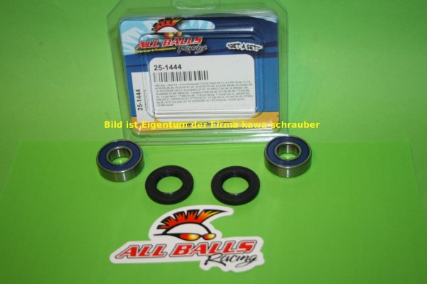 All Balls Radlager Satz Radlagersatz vorne front Vorderrad Kawasaki EX250 Ninja Bj. 2008-2012