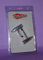 2x Highsider Mini Rücklicht MONO BULLET E-geprüft ohne Kennzeichenleuchte verchromt Klarglas