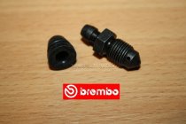 Entlüfterschraube Entlüfternippel Bremse BREMBO 05.3246.11 M10x1,15 für PF4 30/34F Vierkolbenzange 40mm Lochabstand
