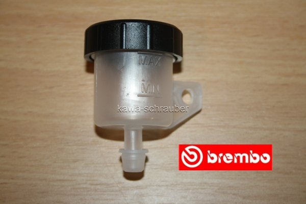 BREMBO 10.4446.40 Ausgleichsbehälter Bremse Bremsflüssigkeit 15ml Abgang gerade Bremsflüssigkeitsbehälter