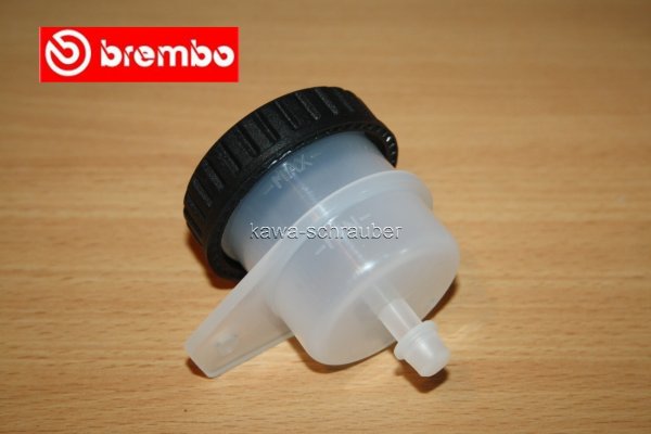 BREMBO 10.4446.30 Ausgleichsbehälter Bremse Bremsflüssigkeit 30ml Abgang gerade Bremsflüssigkeitsbehälter