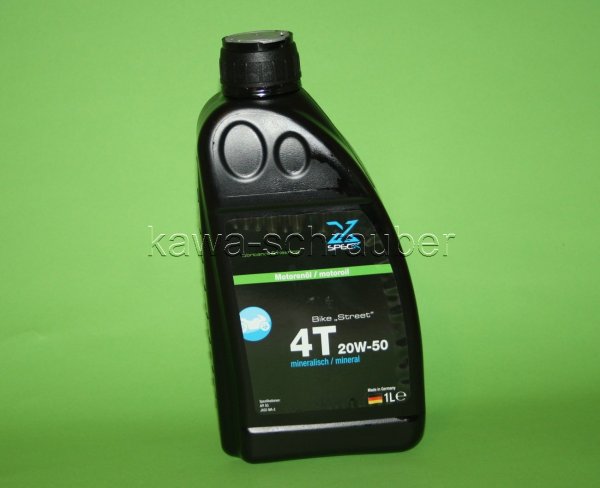 SAE20W-50 1 Liter SPEC-X Motoröl 4T Bike Street mineralisch