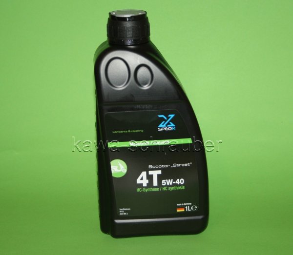 SAE5W-40 1 Liter SPEC-X Motoröl 4T Scooter Street HC-synthese
