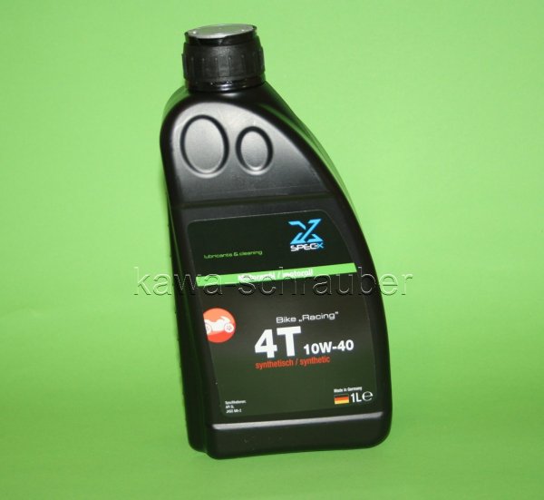 SAE10W-40 1 Liter SPEC-X Motoröl 4T Bike Racing vollsynthetisch