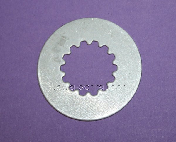 Sicherungsblech Ritzelmutter vorne MuZ Sachs Yamaha
