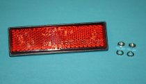 Reflektor rot 94 x 28 mm E-geprüft zum Schrauben 2 x M4 Gewinde