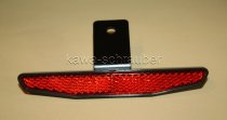 Reflektor rot mit universal Halter 125 x 18 mm E-geprüft